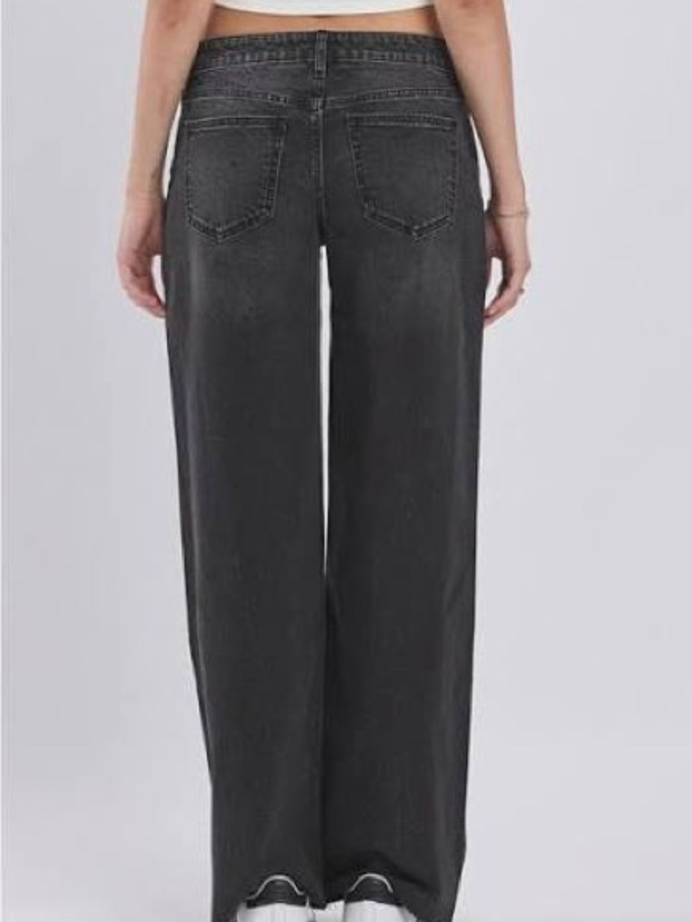 Eunina Felix Black Wide-Leg Jeans